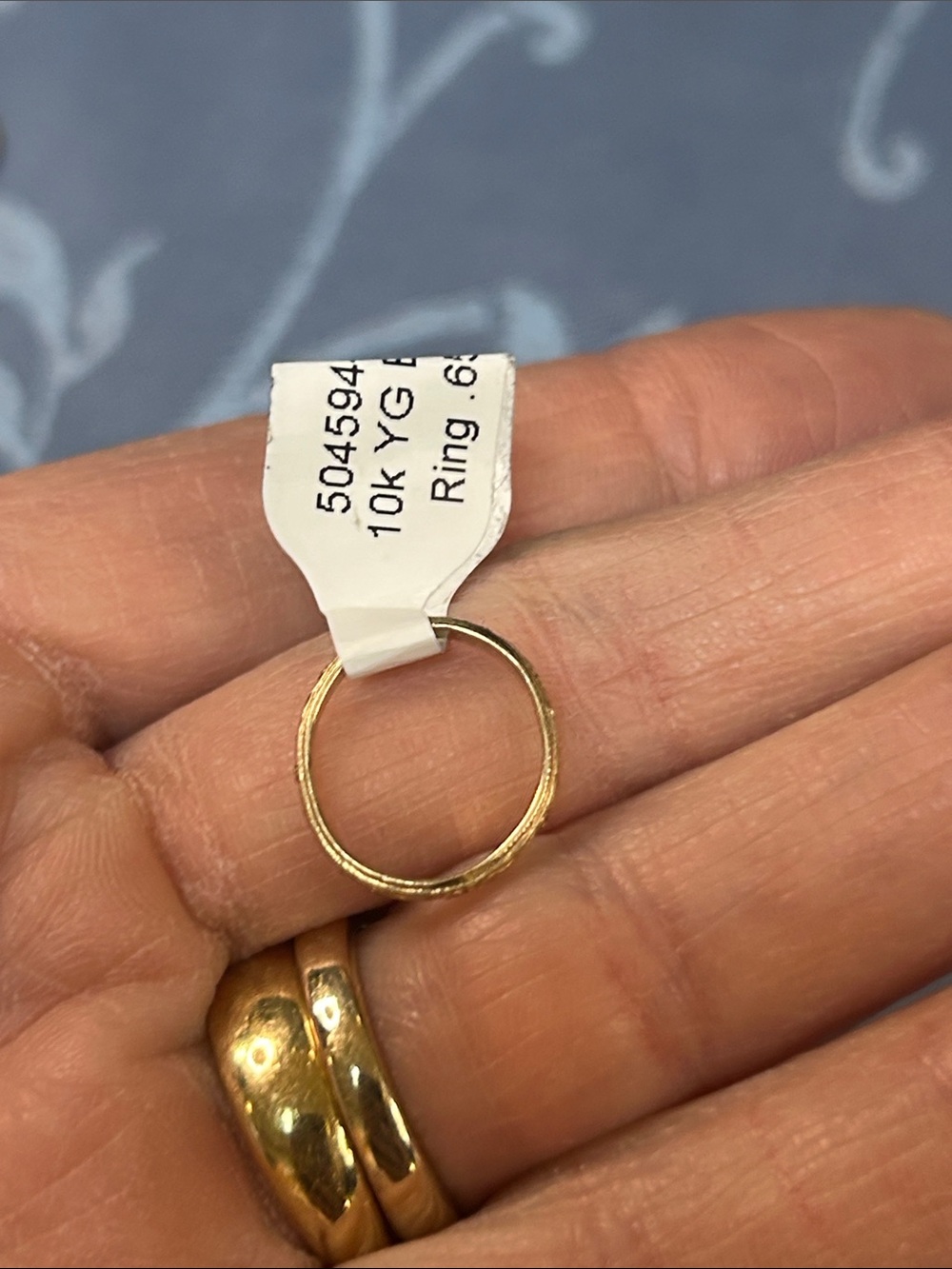 504594 10k yg baby ring